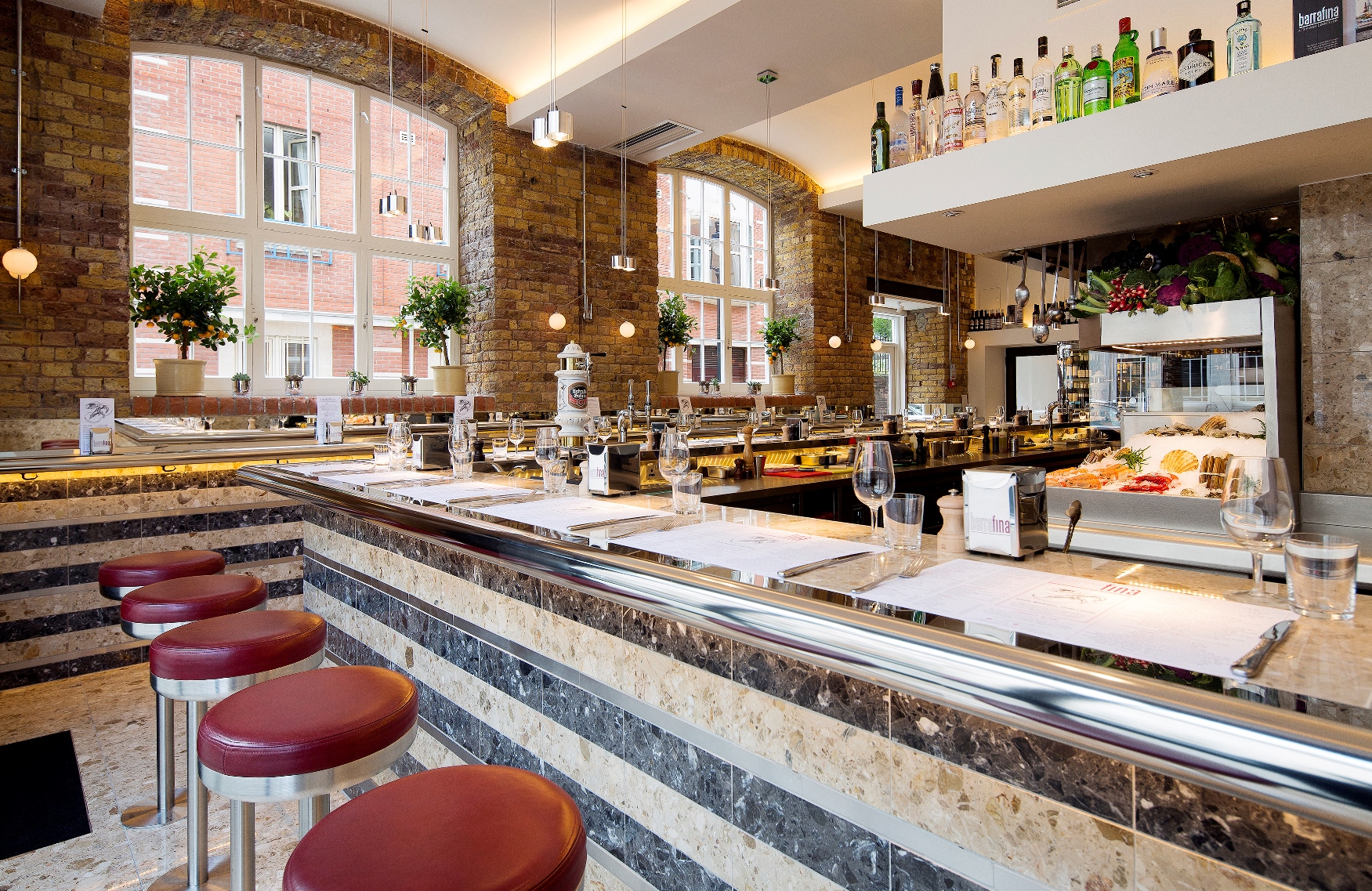 Barrafina Drury Lane restaurant interior