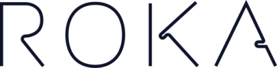 Giftpro client, Roka restaurant logo in dark blue