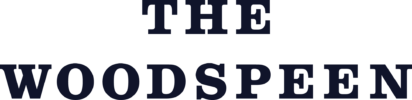 Giftpro client, The Woodspeen restaurant logo in dark blue